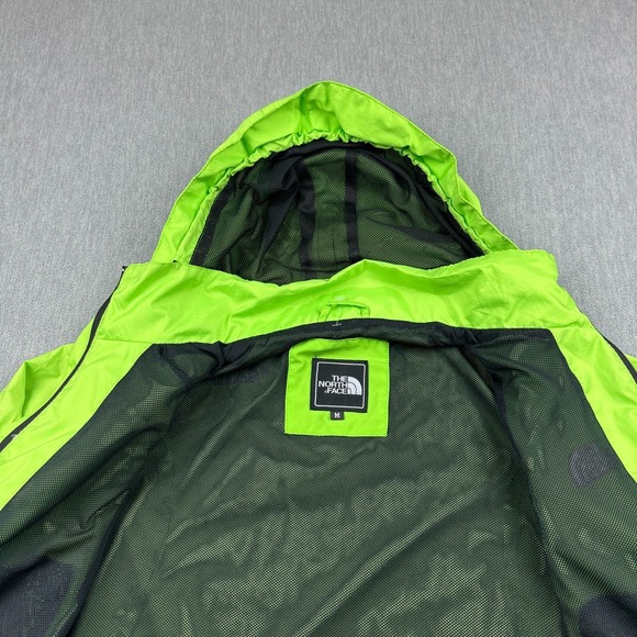 The North Face Jacket Womens Medium Green Raintex Hyvent DT Hooded Raincoat - Picture 7 of 16
